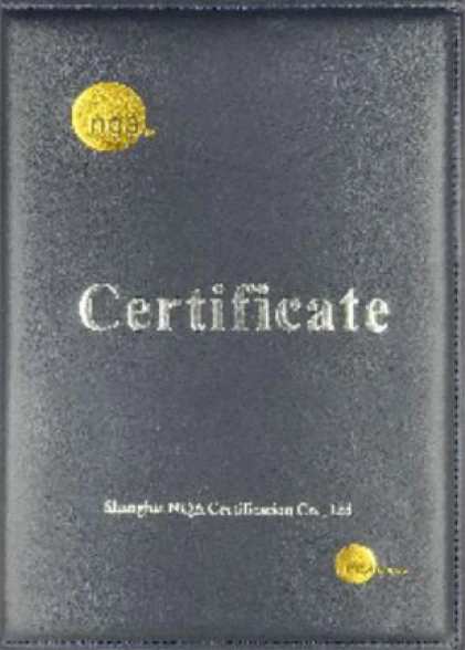IATF16949 certificate cover